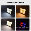 Solar Powered Tri-color Flat LED Flood Lights